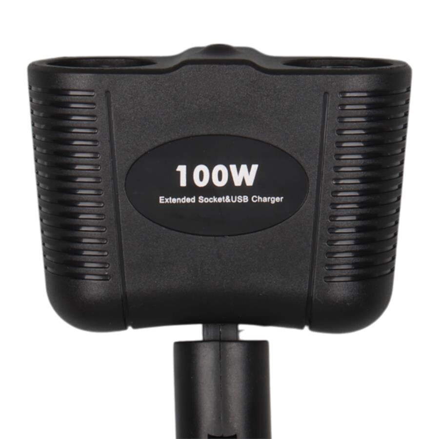 Ayt Olesson 1643 12-24V Çiftli 100W Araç Oto Tır Çakmak Çoklayıcı Çakmaklık Çoğaltıcı