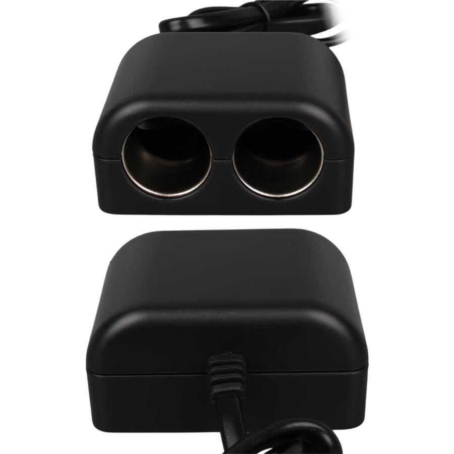 Ayt Olesson 1644 12-24V Çiftli 100W 70Cm Kablolu Araç Oto Tır Çakmak Çoklayıcı Çakmaklık Çoğaltıcı