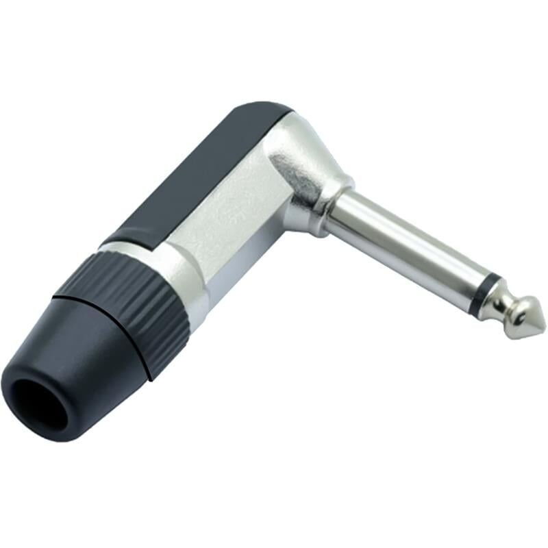 Powermaster PM-11254 6.3 Mm Mono L Tip Plastik Gövde Metal Uç Gitar Jack