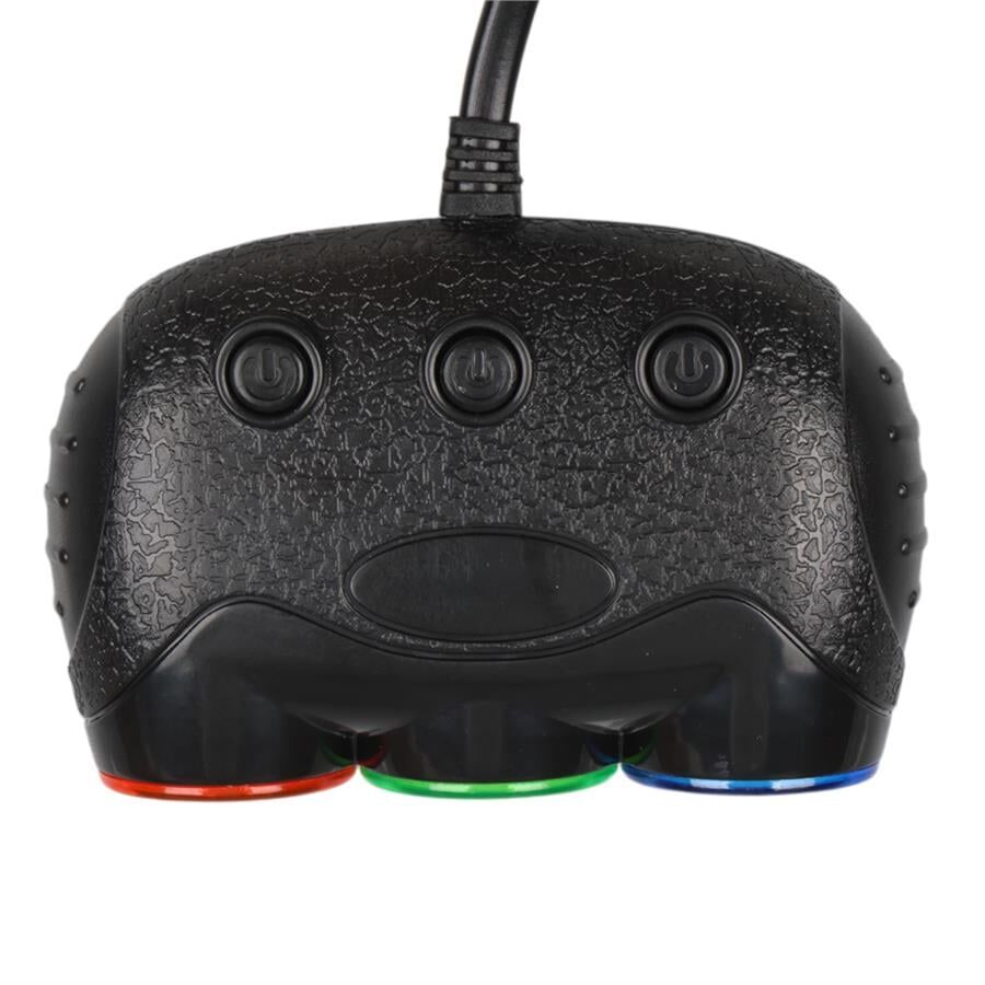 Ayt Olesson 1633 12-24V 3Lü Usbli 120W 80Cm Kablolu Dijital Ekranlı Araç Oto Tır Çakmak Çoklayıcı Çakmaklık Çoğaltıcı