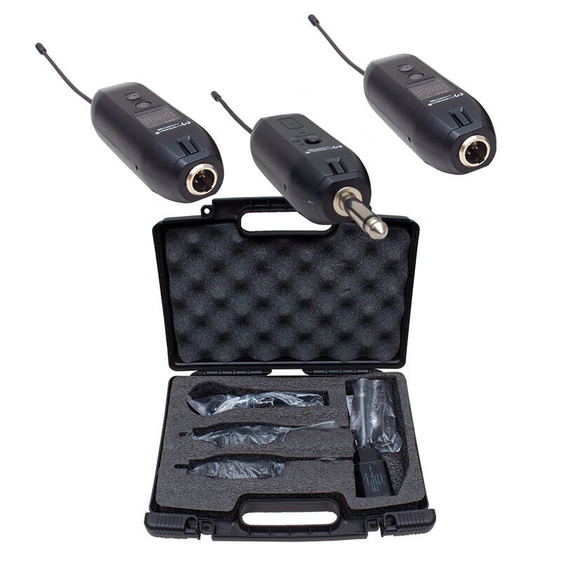 Magıcvoıce MV-19596 Uhf Enstrüman Tip Kablosuz Mikrofon Üçlü Set Kürsü Yaka Mikrofonu  Li Xrl Li Gitar İçin Uygun