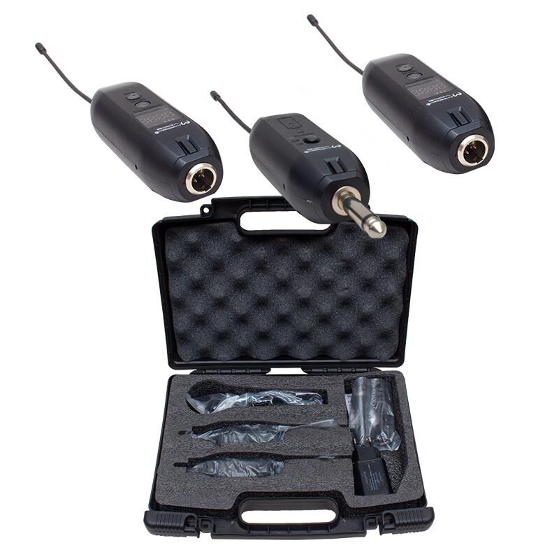 Magıcvoıce MV-19596 Uhf Enstrüman Tip Kablosuz Mikrofon Üçlü Set Kürsü Yaka Mikrofonu  Li Xrl Li Gitar İçin Uygun