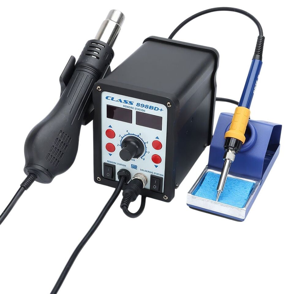 Class 898D+ 70 Watt Isı Ayarlı Üflemeli Havya İstasyonu