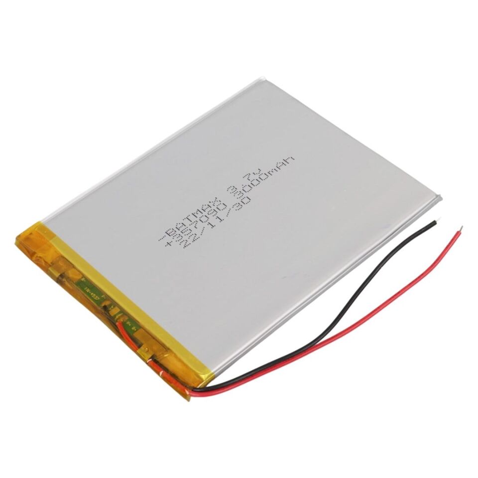 Powermaster 35x70x90mm 3.7 Volt 3000 Mah Lityum Polimer Pil