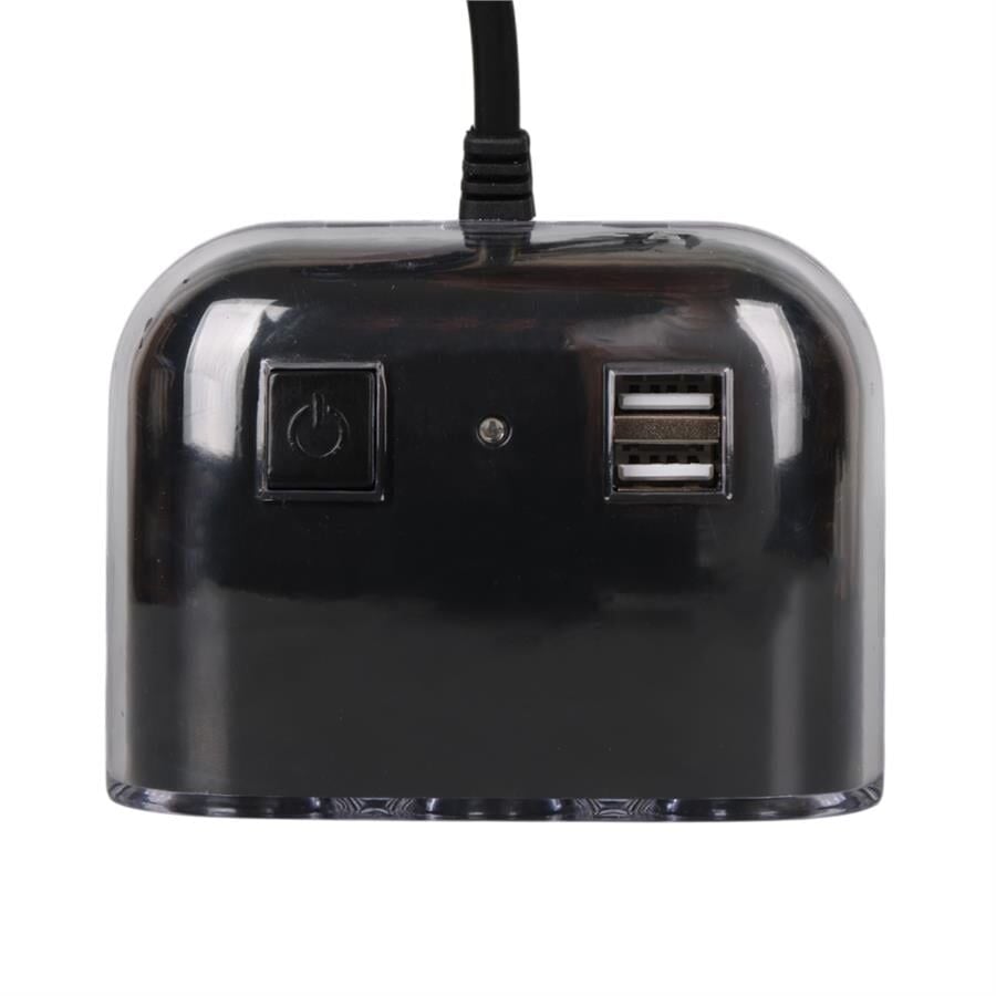 Ayt Olesson 1505 12-24V 3Lü Çift Usbli 120W 80 Cm Kablolu Araç Oto Tır Çakmak Çoklayıcı Çakmaklık Çoğaltıcı