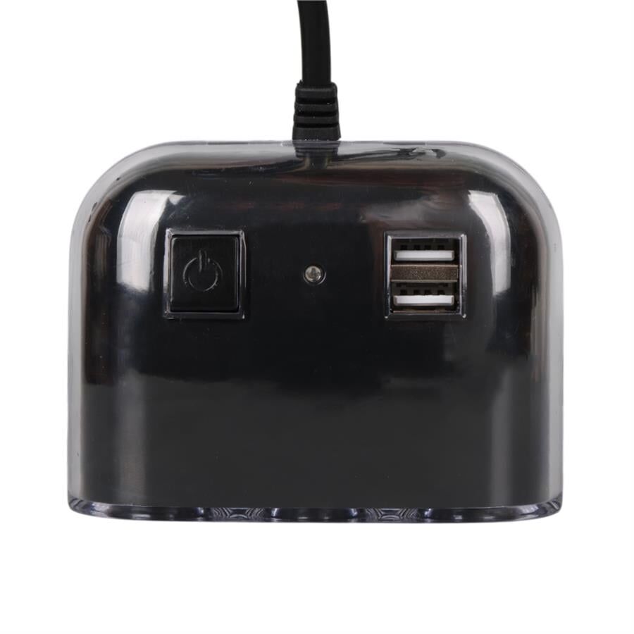 Ayt Olesson 1505 12-24V 3Lü Çift Usbli 120W 80 Cm Kablolu Araç Oto Tır Çakmak Çoklayıcı Çakmaklık Çoğaltıcı