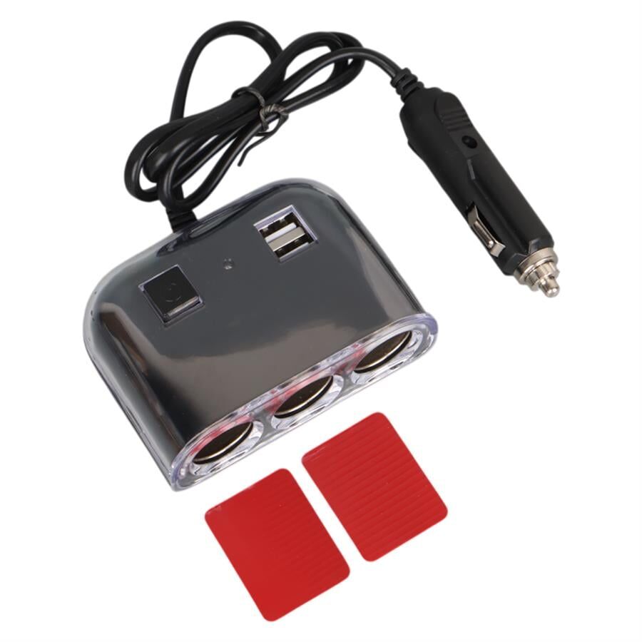 Ayt Olesson 1505 12-24V 3Lü Çift Usbli 120W 80 Cm Kablolu Araç Oto Tır Çakmak Çoklayıcı Çakmaklık Çoğaltıcı