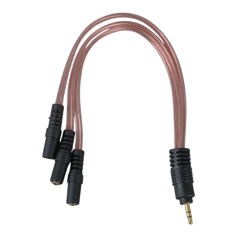 POWERMASTER 3.5 MM STEREO ERKEK/3 X 3.5 MM STEREO DİŞİ 5+1 KABLO