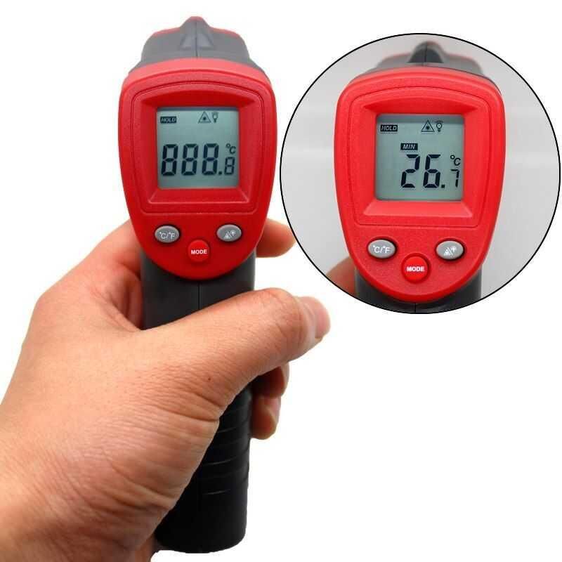 WINTACTWT320 Infrared Temassız Uzaktan Sıcaklık Ölçer -50 İle +380 Derece Arası Ölçüm Yapabilir