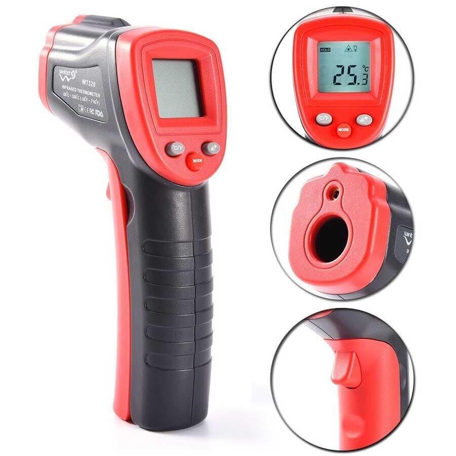 WINTACTWT320 Infrared Temassız Uzaktan Sıcaklık Ölçer -50 İle +380 Derece Arası Ölçüm Yapabilir