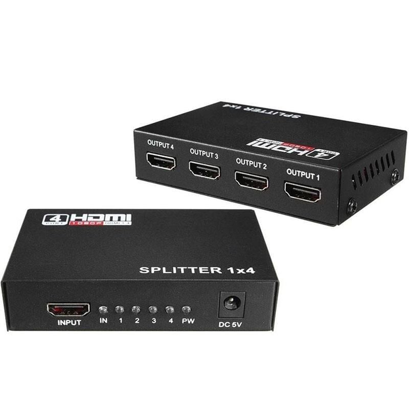 Fully G-538G 1.4V 1080P 3D 4 Portlu HDMI Splitter Dağıtıcı