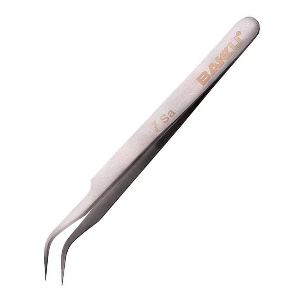 BAKU BK-A3-7-SA EĞRİ UÇLU PASLANMAZ ÇELİK CIMBIZ