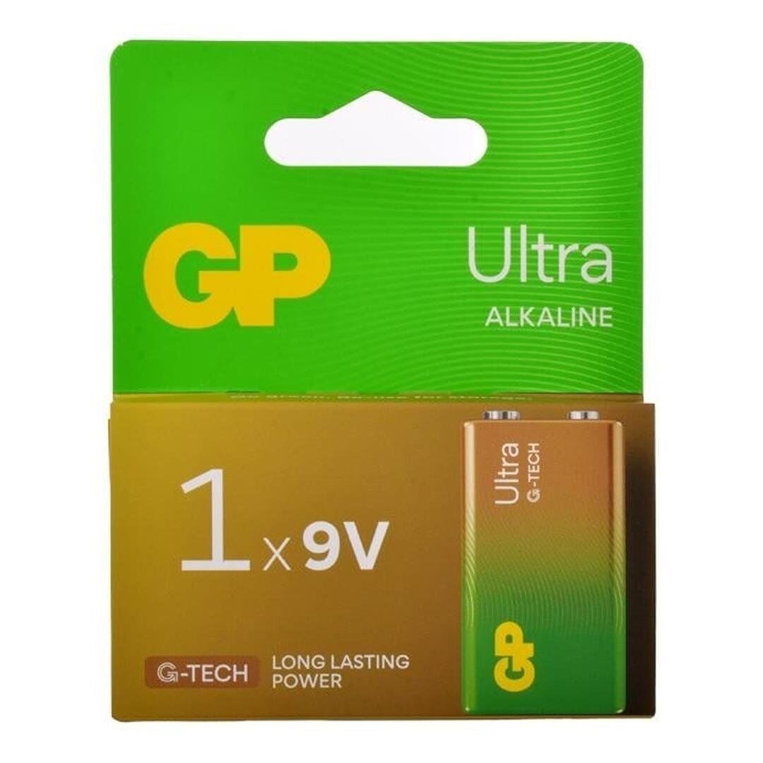 GP 1604AU-5TR1 Ultra Alkalin 9 Volt Tekli Pil 6LF22 6LR61 6LP3146 MN1604