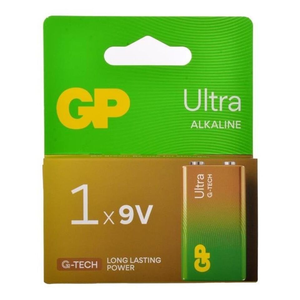 GP 1604AU-5TR1 Ultra Alkalin 9 Volt Tekli Pil 6LF22 6LR61 6LP3146 MN1604