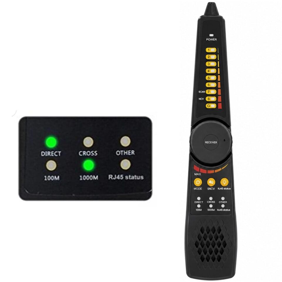 Novacom NVC-LT200 3'' Lcd Ekranlı Tdr Metraj - Pse Voltaj - Network Kablo Test Cihazı