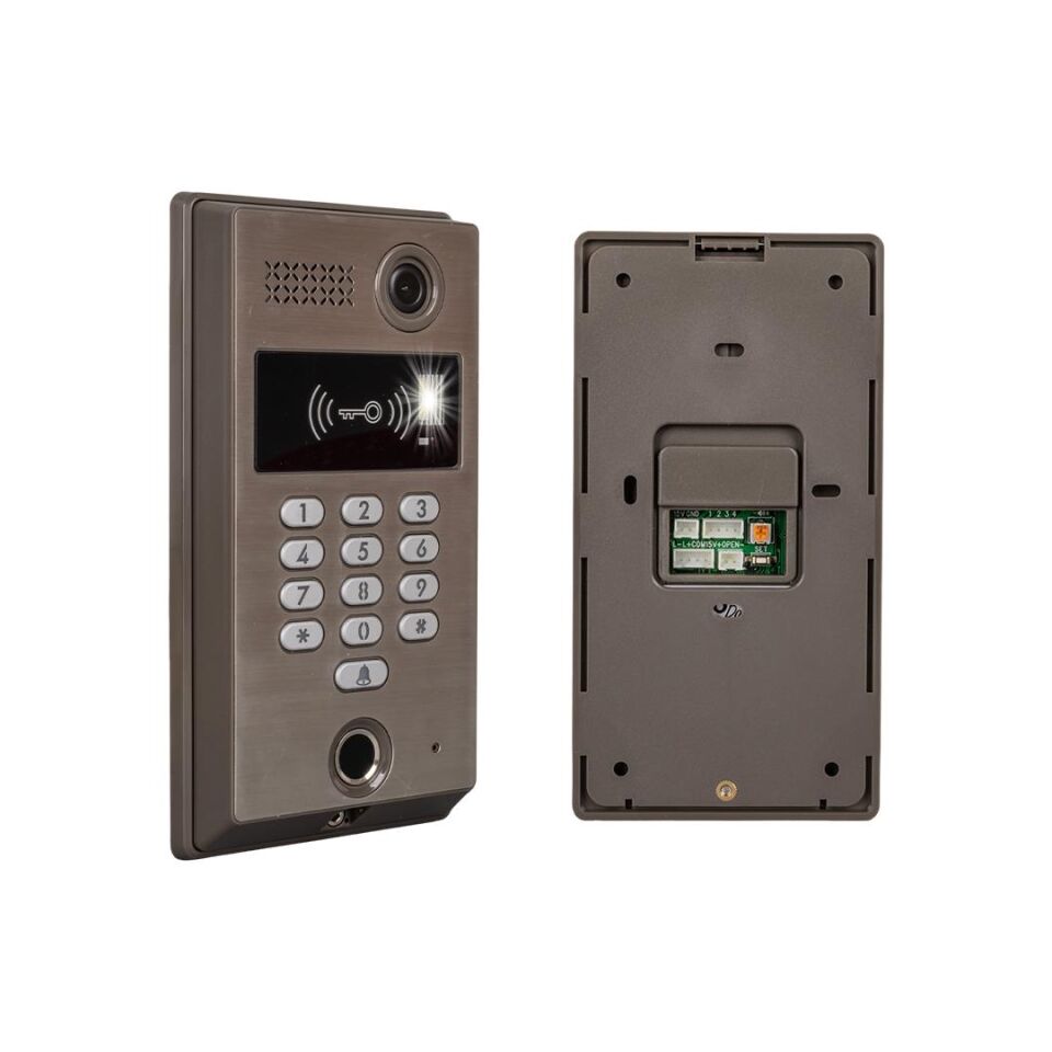 Powermaster Görüntülü Kapı Zili Intercom Tek Dairelik Diafon Kablosuz Gece Görüşlü Şifreli Çipli Parmak İzli