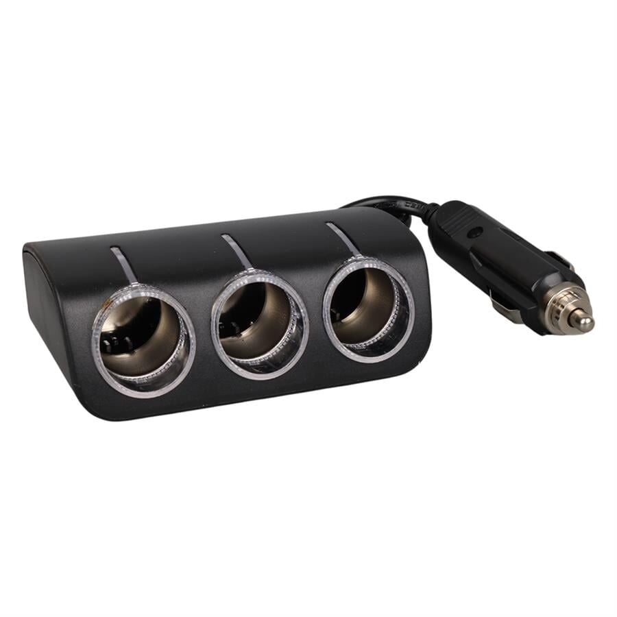 Ayt Olesson 1521 12-24V 3Lü 120W 80 Cm Kablolu Araç Oto Tır Çakmak Çoklayıcı Çakmaklık Çoğaltıcı