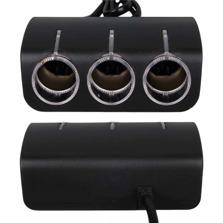 Ayt Olesson 1521 12-24V 3Lü 120W 80 Cm Kablolu Araç Oto Tır Çakmak Çoklayıcı Çakmaklık Çoğaltıcı
