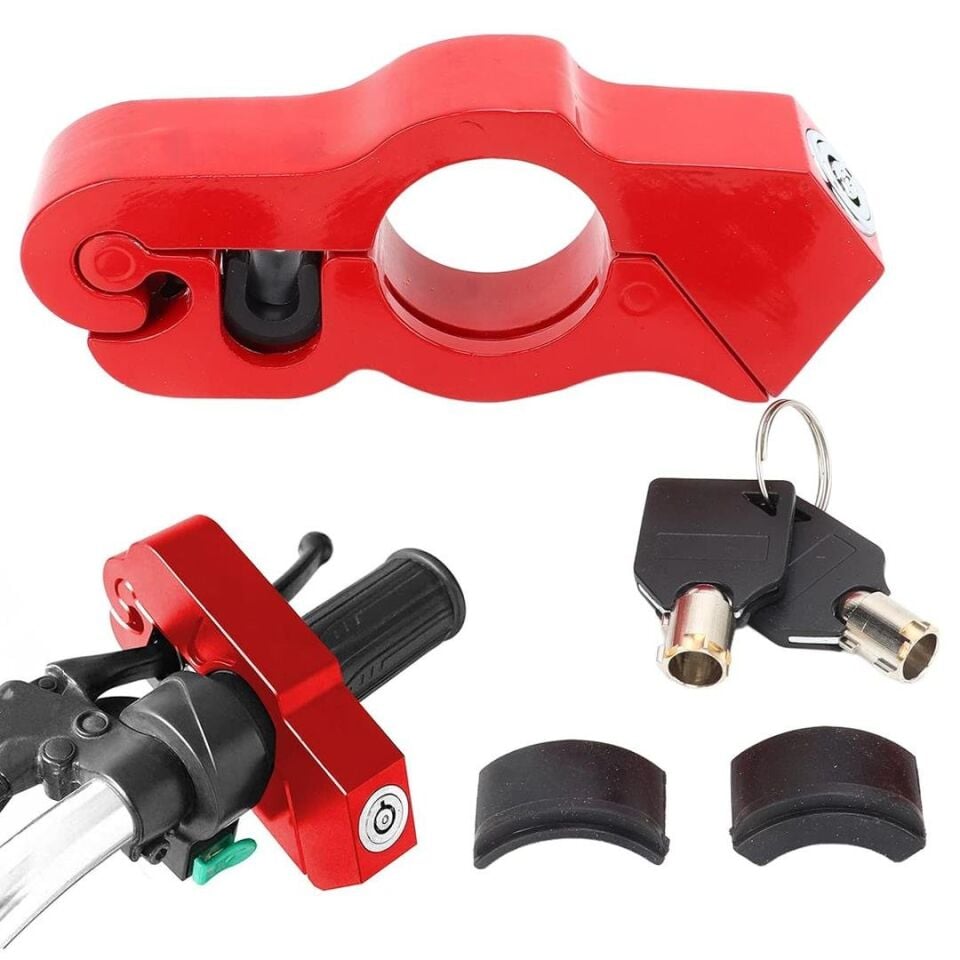 Powermaster PM-29081 Motosiklet Scooter Elcik Gidon Fren Kilidi Pratik Hırsızlık Emniyet Kilidi