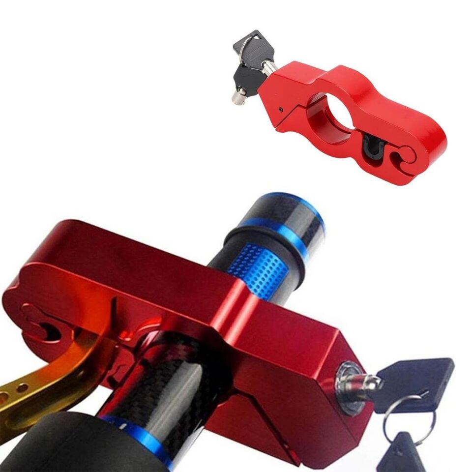 Powermaster PM-29081 Motosiklet Scooter Elcik Gidon Fren Kilidi Pratik Hırsızlık Emniyet Kilidi