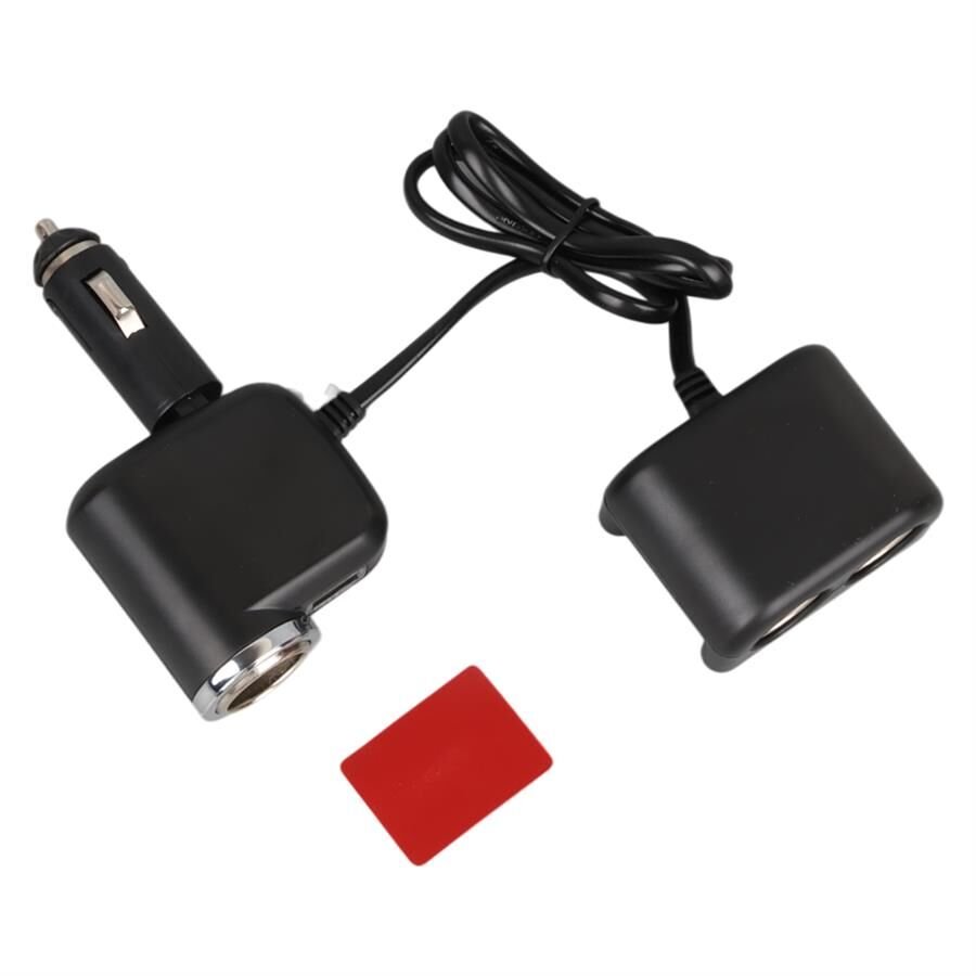 Ayt Olesson 1526 12-24V Çiftli Usbli 120W 80 Cm Kablolu Araç Oto Tır Çakmak Çoklayıcı Çakmaklık Çoğaltıcı