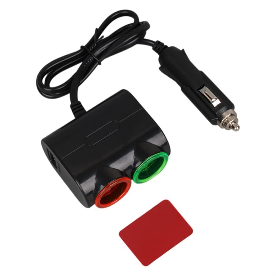 Ayt Olesson 1631 12-24V Çiftli Usbli 120W 80 Cm Kablolu Araç Oto Tır Çakmak Çoklayıcı Çakmaklık Çoğaltıcı
