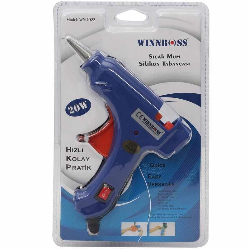 Winnboss WN-1022 Anahtarlı 20 Watt Küçük Silikon Tabancası Sıcak Silikon Tabancası