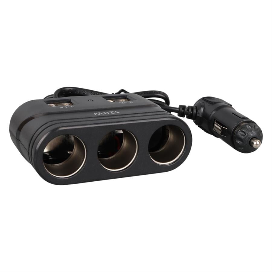 Ayt Olesson 1678 12-24V 3Lü 4 Usbli 120W 80 Cm Kablolu Araç Oto Tır Çakmak Çoklayıcı Çakmaklık Çoğaltıcı