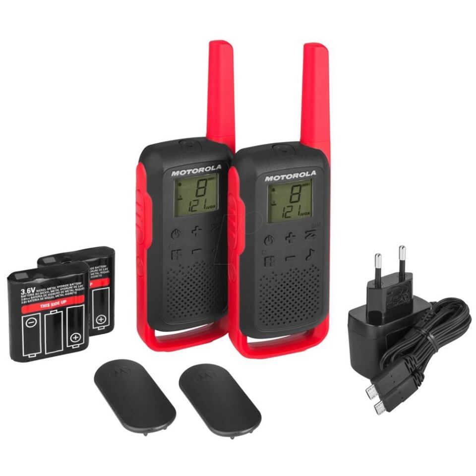 Motorola TLRK-T62 8 Km Siyah Pmr El Telsizi 2 li 8 Kanal Telsiz