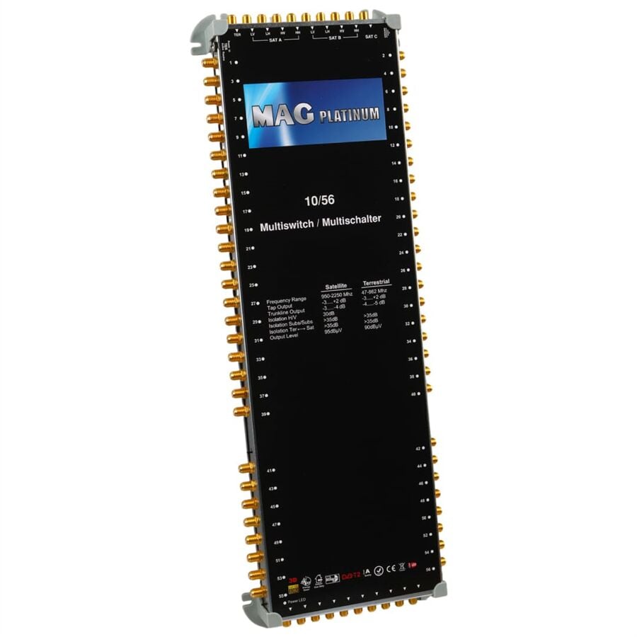 Ayt 10x52 Sonlu Kaskatlı Swıtchlı Uydu Santrali Mag Platınum Site Apartman Tipi Santral