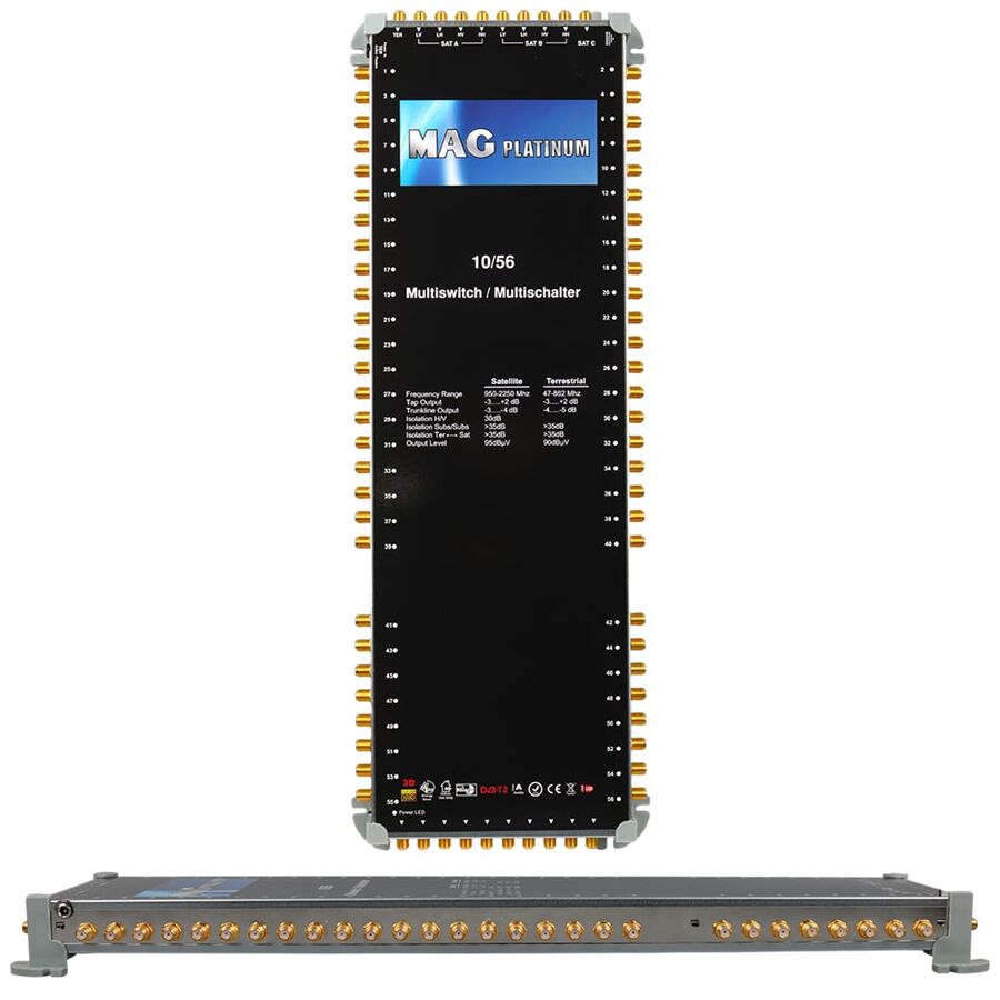 Ayt 10x52 Sonlu Kaskatlı Swıtchlı Uydu Santrali Mag Platınum Site Apartman Tipi Santral