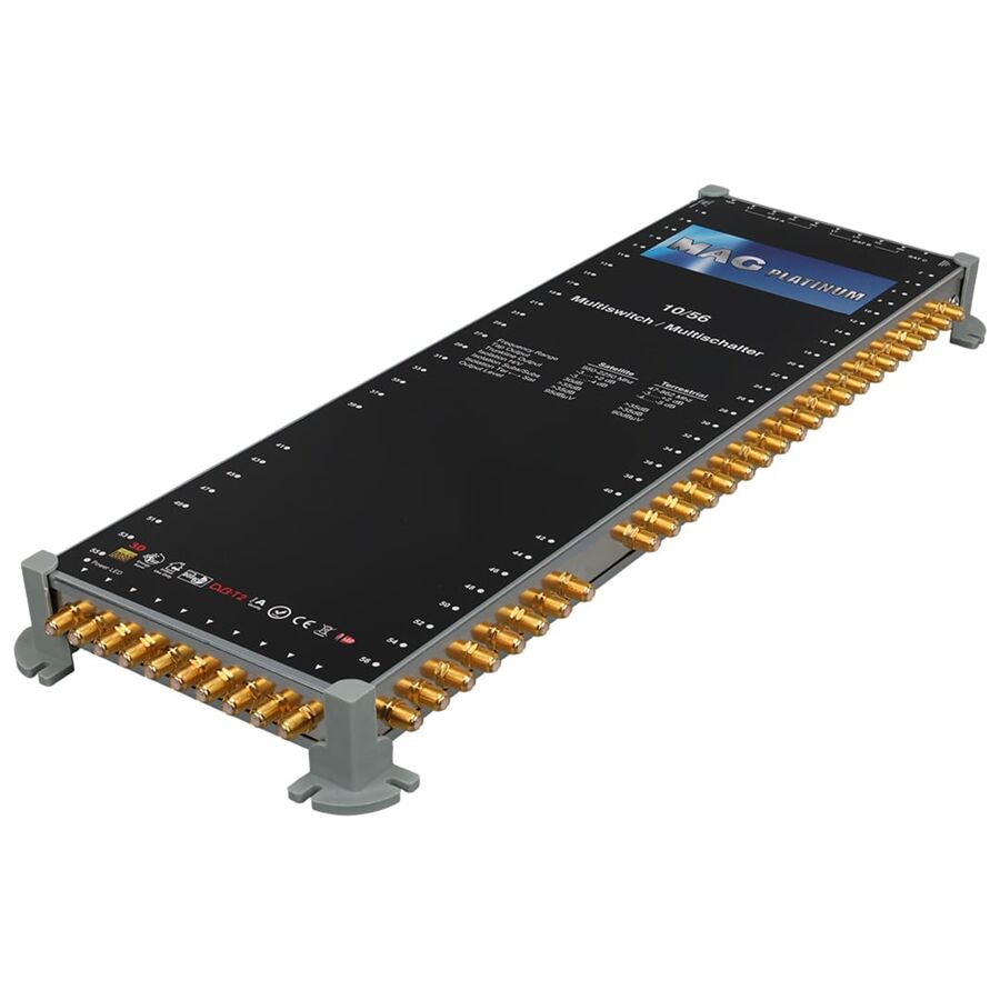 MAG Platinum MP 10/56 Multiswitch - 10 Giriş 56 Çıkışlı Merkezi Uydu Santrali Hybrid 4K Ve 3D Destekli