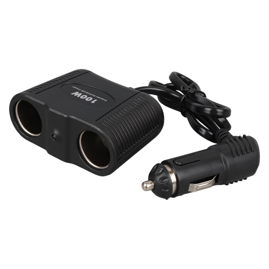 Ayt Olesson 1642 12-24V Çiftli 100W 70Cm Kablolu Araç Oto Tır Çakmak Çoklayıcı Çakmaklık Çoğaltıcı