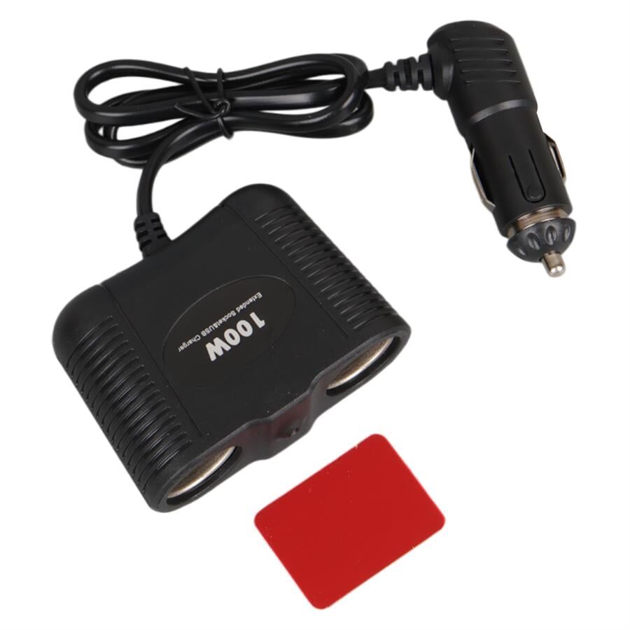 Ayt Olesson 1642 12-24V Çiftli 100W 70Cm Kablolu Araç Oto Tır Çakmak Çoklayıcı Çakmaklık Çoğaltıcı