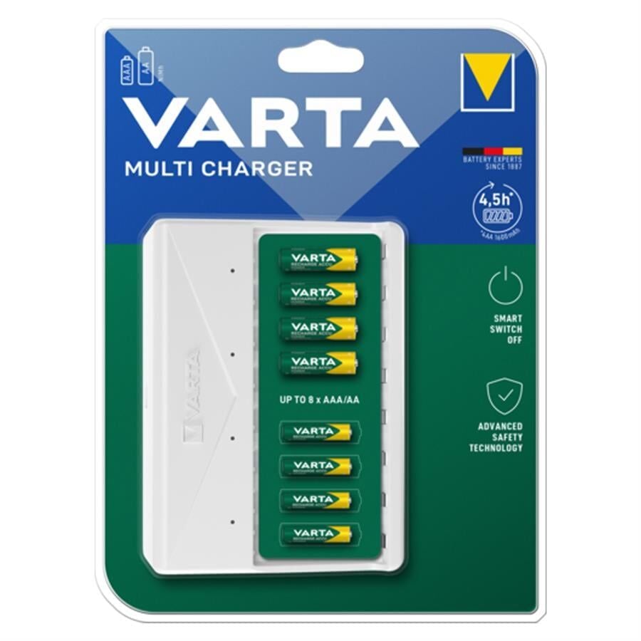 Ayt Varta 57659 Usb Multi Charher 8 Li Pil Şarj Cihazı Aleti AA AAA Pil Şarj Etme Cihazı
