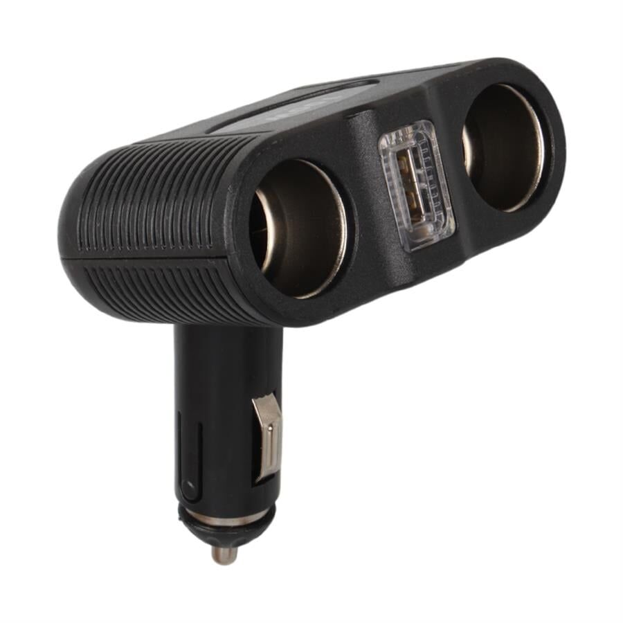 Ayt Olesson 1646 12-24V Çiftli Usbli 100W Araç Oto Tır Çakmak Çoklayıcı Çakmaklık Çoğaltıcı