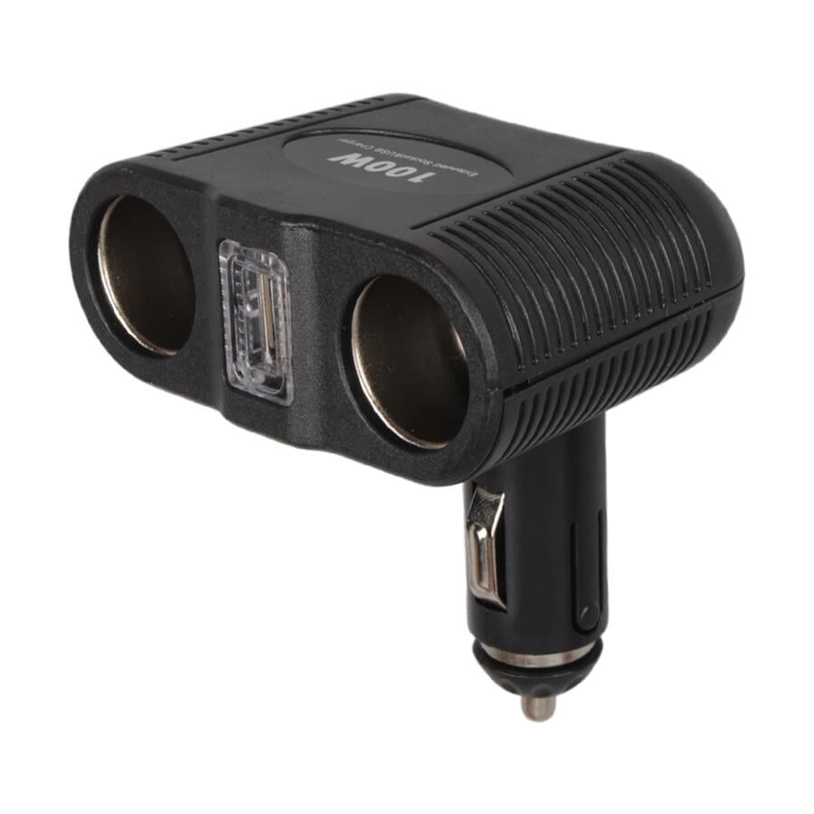 Ayt Olesson 1646 12-24V Çiftli Usbli 100W Araç Oto Tır Çakmak Çoklayıcı Çakmaklık Çoğaltıcı