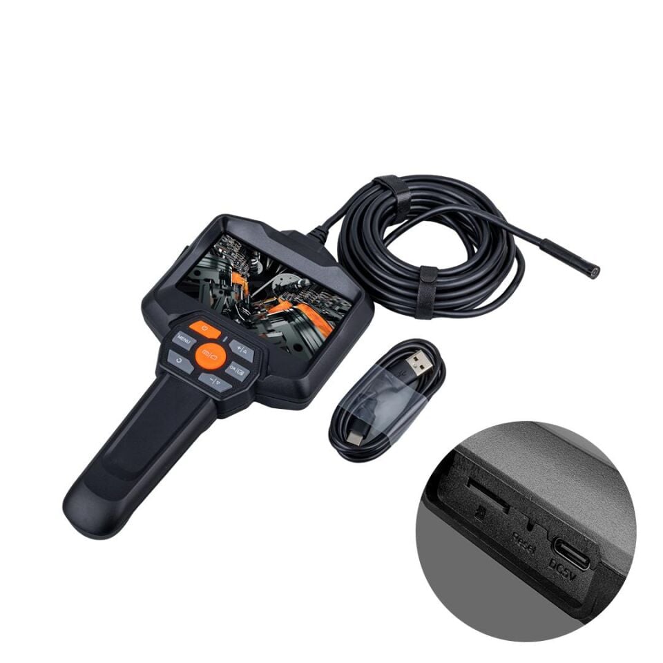 Powermaster PM-14282 4.3'' LCD Ekranlı Dijital Endoskop Yılan Kamera