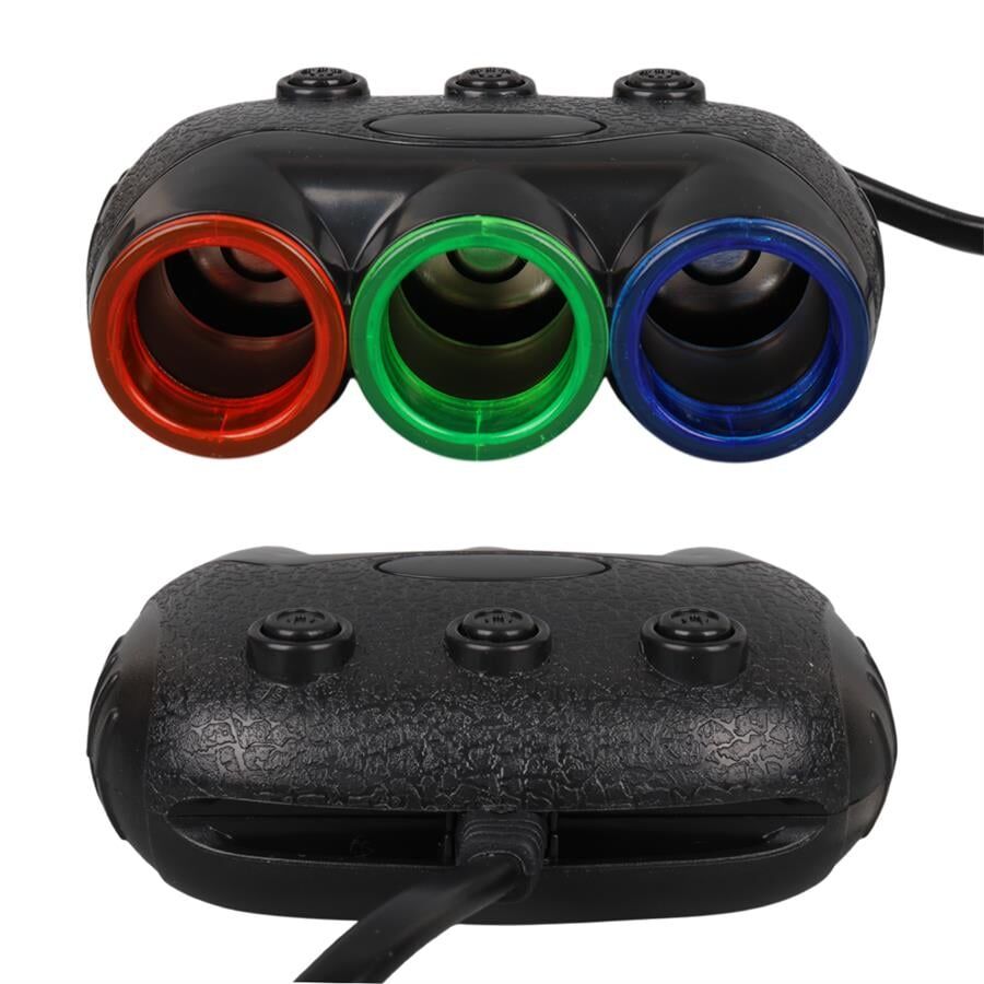 Ayt Olesson 1632 12-24V 3Lü 120W 80Cm Kablolu Araç Oto Tır Çakmak Çoklayıcı Çakmaklık Çoğaltıcı