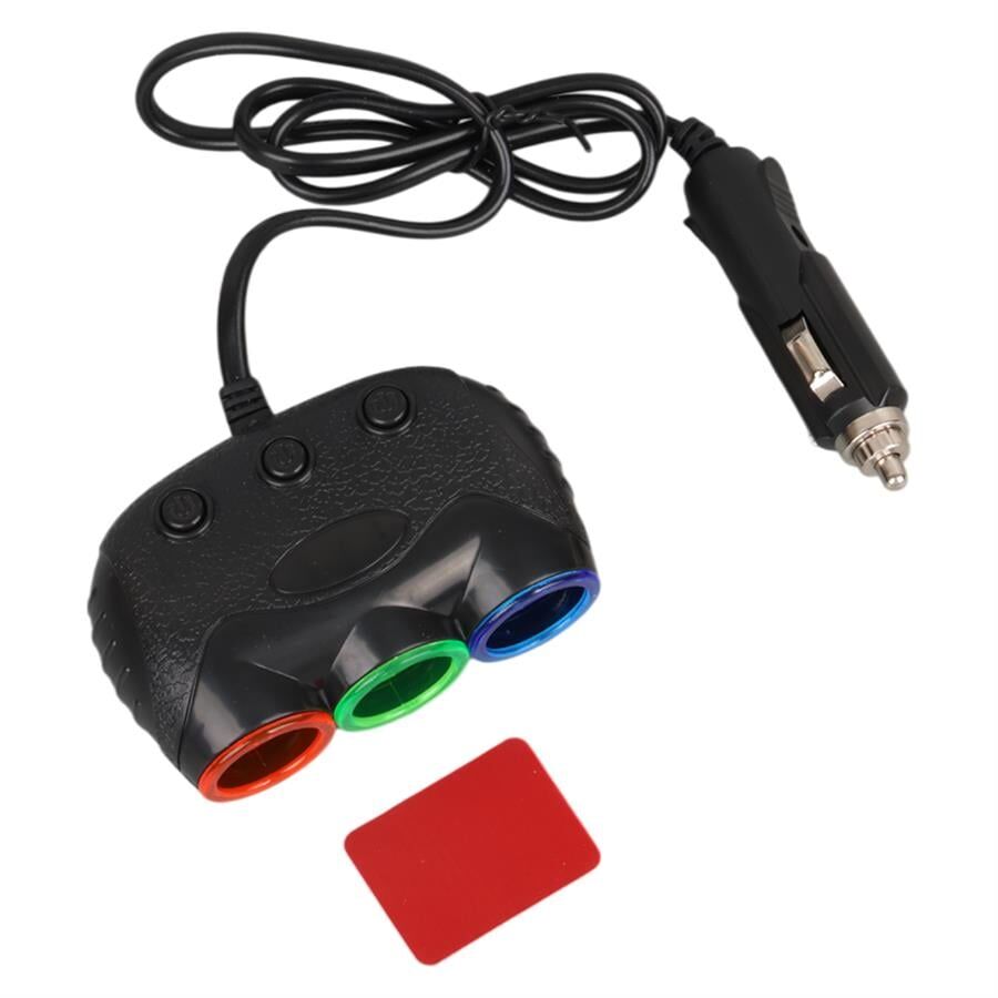 Ayt Olesson 1632 12-24V 3Lü 120W 80Cm Kablolu Araç Oto Tır Çakmak Çoklayıcı Çakmaklık Çoğaltıcı