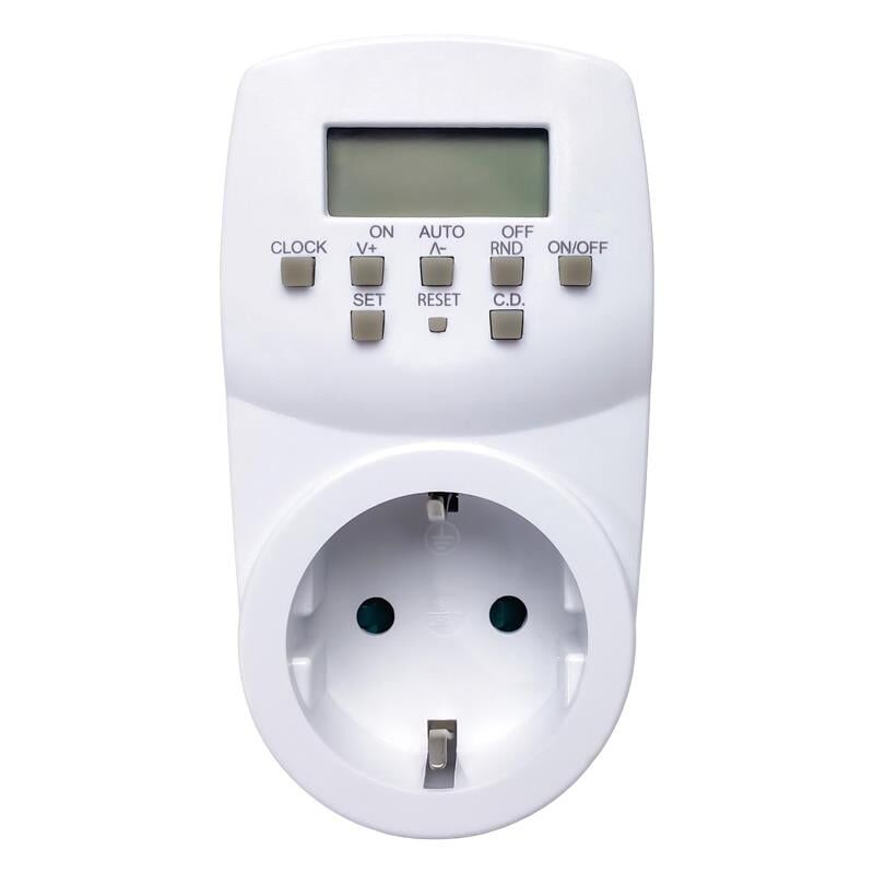 Horoz Timer-2 Dijital Ayar Zaman Saati Prizi Rolesi Haftalık 20 Programlı Açma-Kapama