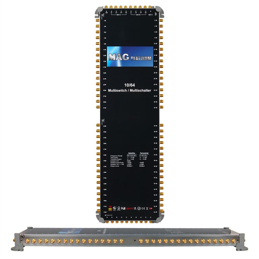 Ayt 10x64 Sonlu Kaskatlı Swıtchlı Uydu Santrali Mag Platınum Site Apartman Tipi Santral