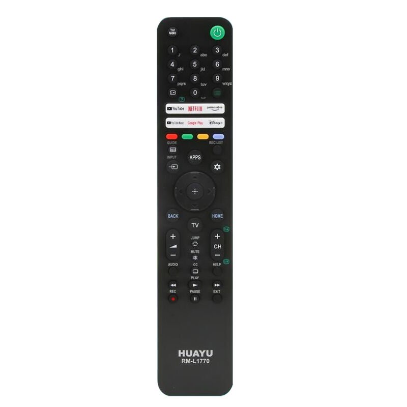 HUAYU KL RM-L1770 SONY YOUTUBE-PRIME VIDEO-GOOGLE PLAY-NETFLIX-DISNEY TUŞLU LCD LED TV KUMANDA