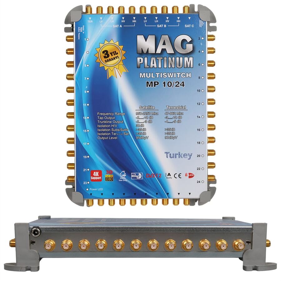 Ayt 10x24 Sonlu Kaskatlı Swıtchlı Uydu San trali Mag Platınum Site Apartman Tipi Sant ral