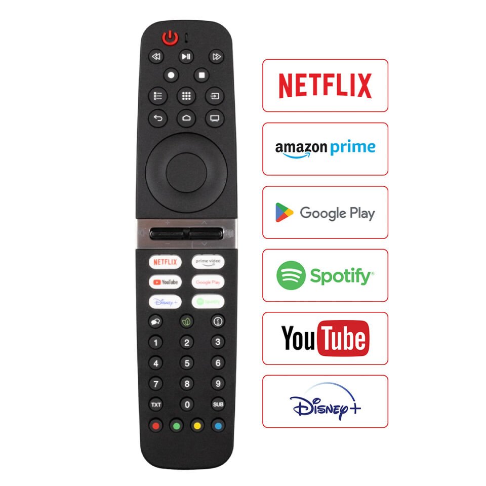 Ayt Weko Kl Arçelik Beko Grundig Youtube Spotfy Google Play Disney Plus Tuşlu Lcd Led Tv Kumandası Uzaktan Kumanda
