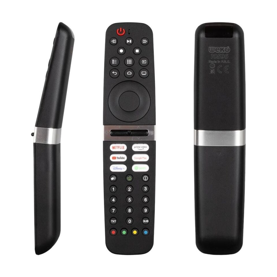 Ayt Weko Kl Arçelik Beko Grundig Youtube Spotfy Google Play Disney Plus Tuşlu Lcd Led Tv Kumandası Uzaktan Kumanda