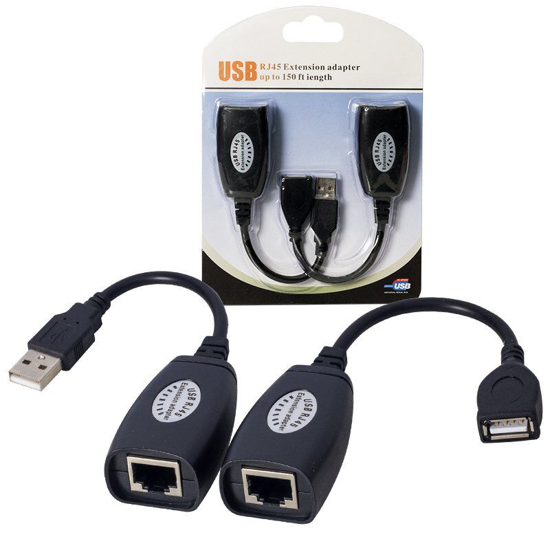 Powermaster PM-13083 Usb Extrender 50 Metre RJ45 Uzatma Kablosu Tak Çalıştır