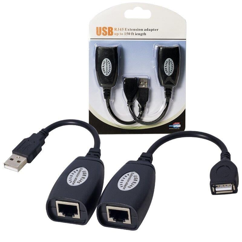 Powermaster PM-13083 Usb Extrender 50 Metre RJ45 Uzatma Kablosu Tak Çalıştır