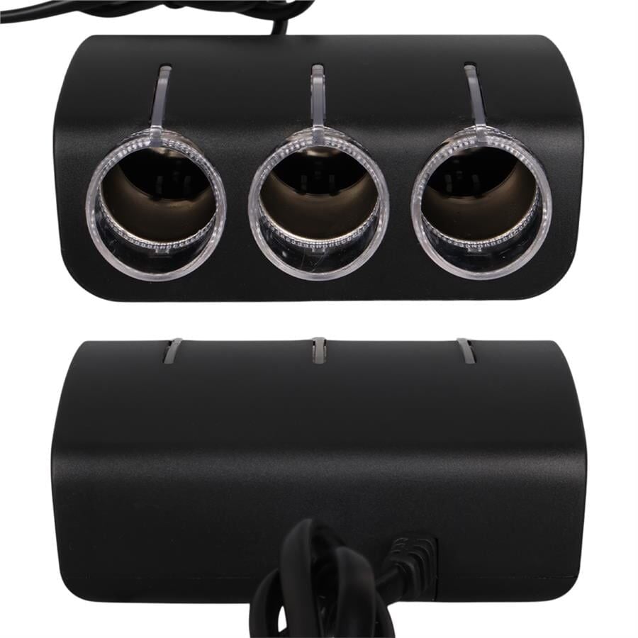 Olesson 1528 12-24V Tek USB Girişli 120W 80Cm Kablolu 3'LÜ Araç Çakmak Çoklayıcı