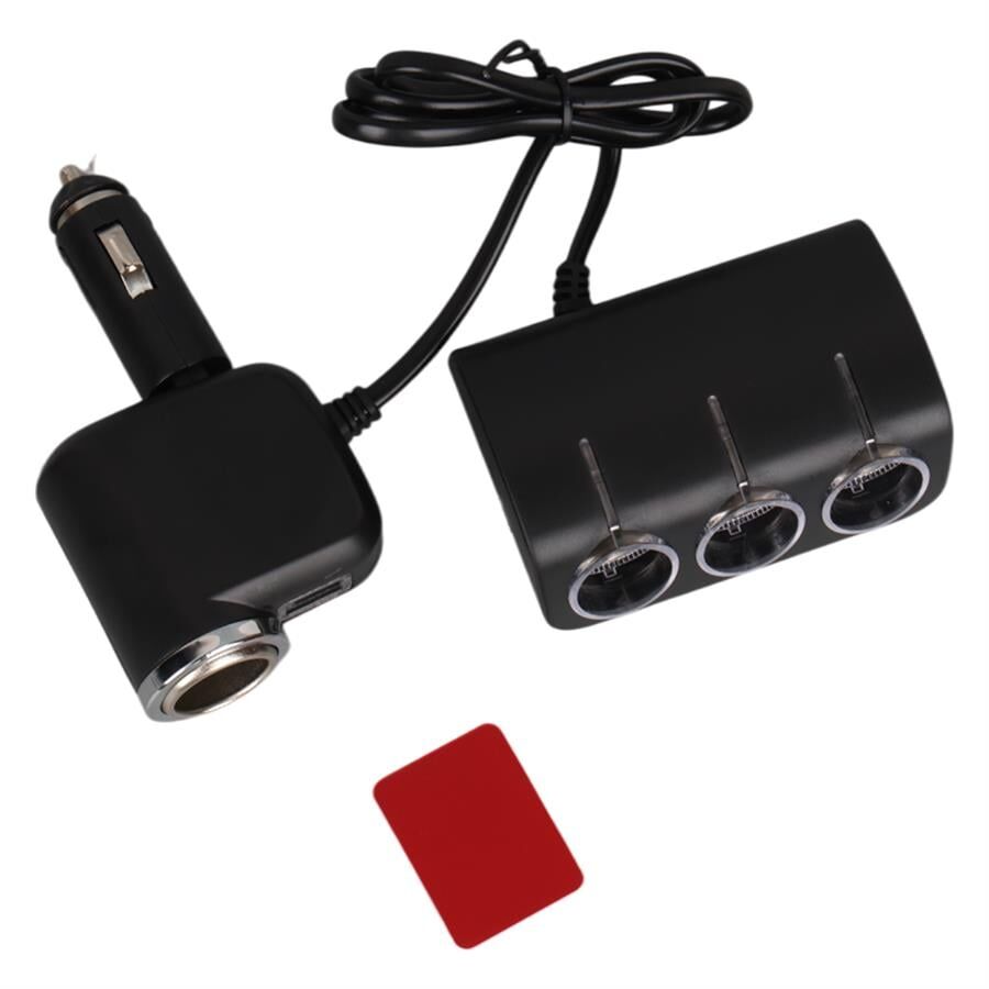 Ayt Olesson 1528 12-24V 3Lü Usbli 120W 80 Cm Kablolu Araç Oto Tır Çakmak Çoklayıcı Çakmaklık Çoğaltıcı